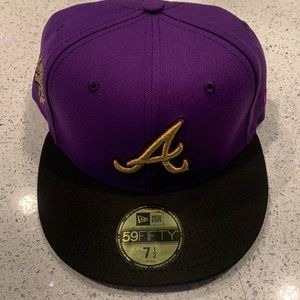 Atlanta Braves New Era hat. Crown Royal Edition.